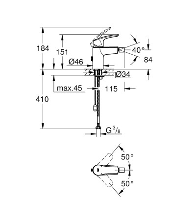BRIFO BIDE EUROSMART 2021 S GROHE CROMO