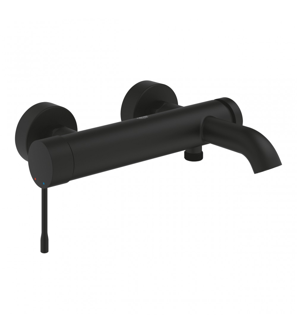 GRIFO BAÑERA MONOMANDO ESSENCE GROHE NEGRO
