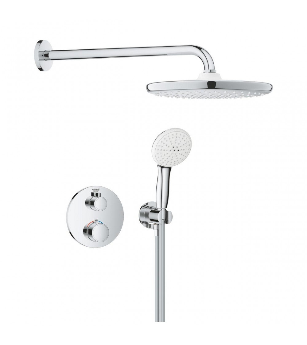 CONJUNTO DE DUCHA EMPOTRADO MONOMANDO GROHTHERM TEMPESTA 250 CROMO GROHE