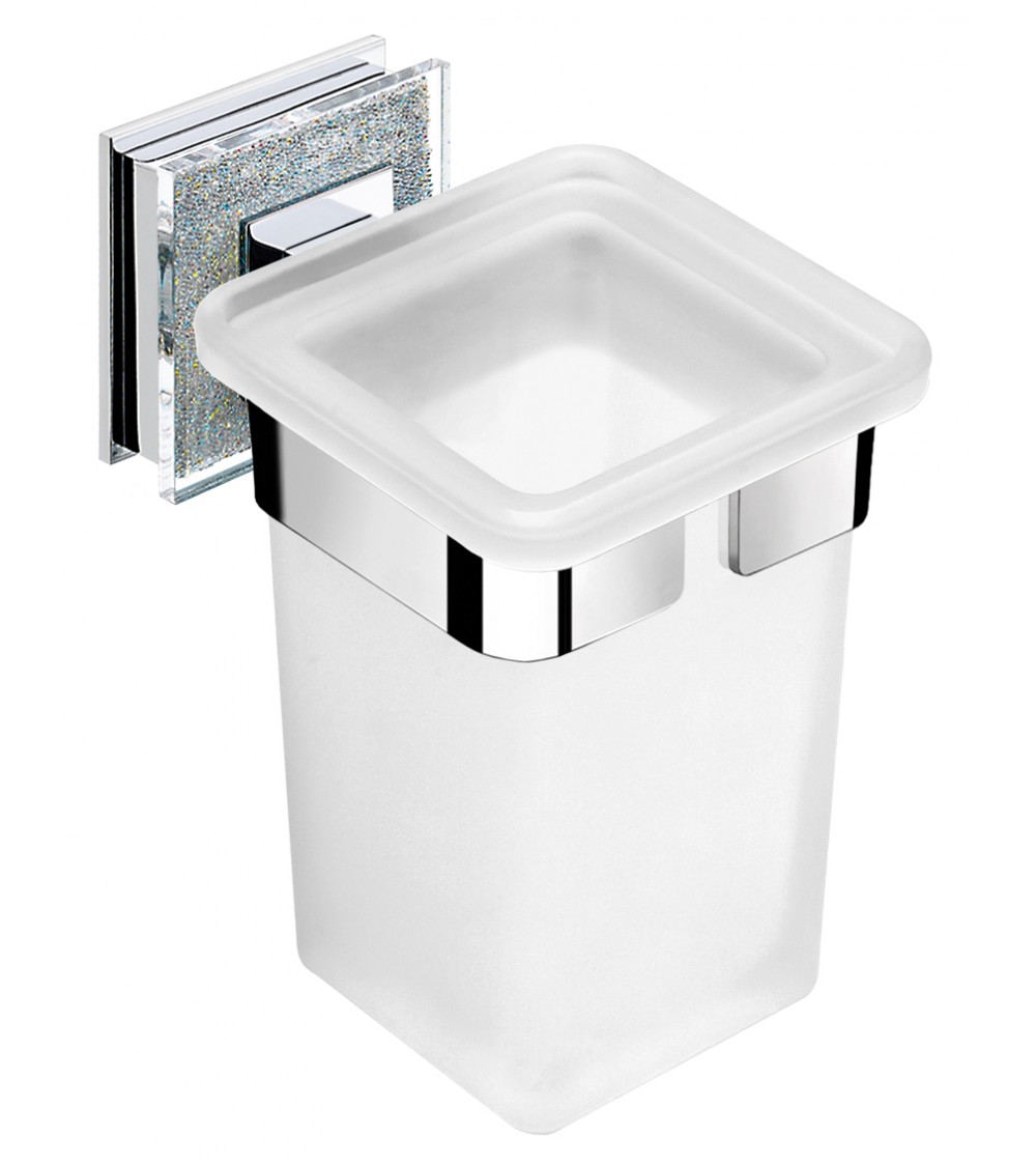 RUBI PORTAVASOS PARED CROMO CRYSTAL